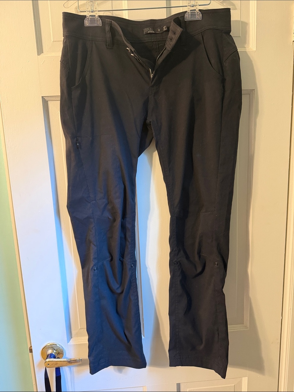Prana Black Women's Cargo Pants with Utility Pockets